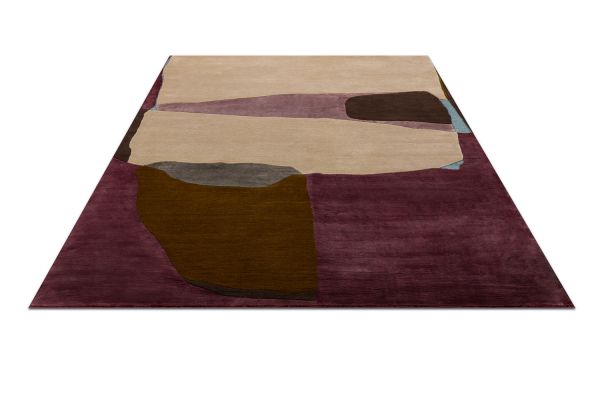 Индийский ковер из шерсти, шёлка и эвкалиптового шёлка «TECTONIC» D1-C5 175 x 248 см Индийский ковер из шерсти, шёлка и эвкалиптового шёлка «TECTONIC» D1-C5 175 x 248 см