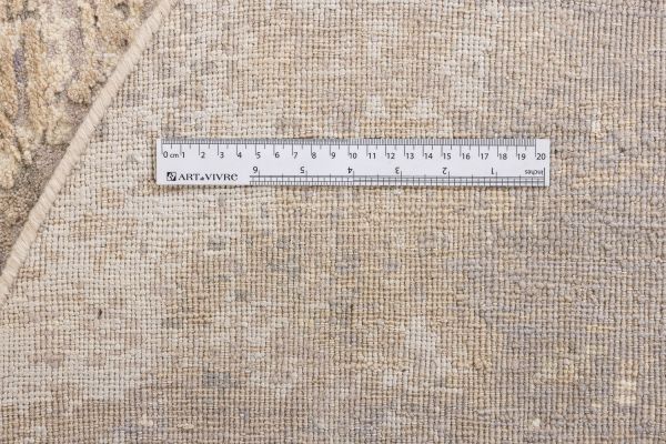 Индийский ковер из шерсти и шёлка «HOLLYWOOD ART» CE9399A-GREY(Round) 241 x 241 см Индийский ковер из шерсти и шёлка «HOLLYWOOD ART» CE9399A-GREY(Round) 241 x 241 см