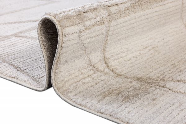 Турецкий ковер из полипропилена и полиэстера «DIOR» 06225A-CRE-BGE 80 x 150 см