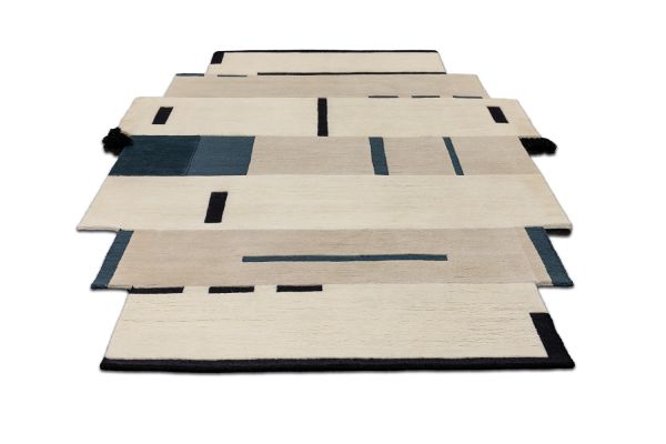 Индийский ковер из шерсти «VELVET MIRAGE» BLOCKS 170 x 240 см