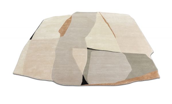 Индийский ковер из шерсти, эвкалиптового шёлка и шёлка «TECTONIC» D7-C1 170 x 240 см