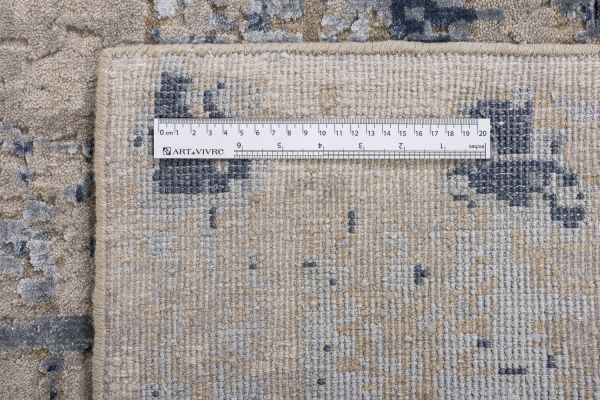 Индийский ковер из шерсти и бамбукового шёлка «UVENUTI» LRB1545-C.GREY-B.MIRAGE 198 x 300 см Индийский ковер из шерсти и бамбукового шёлка «UVENUTI» LRB1545-C.GREY-B.MIRAGE 198 x 300 см