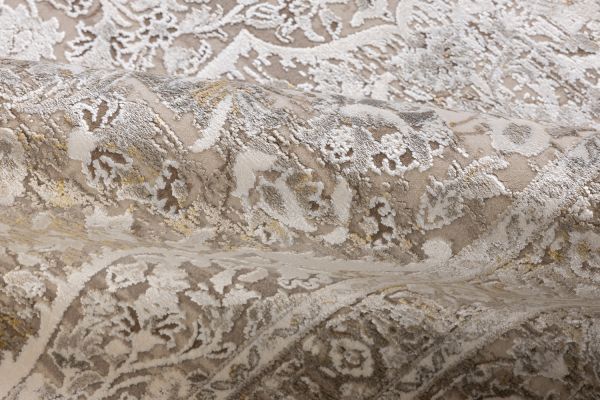 Турецкий ковер из эвкалиптового шёлка и акрила «EGOISTE» M440G-CRE-CRE 160 x 230 см