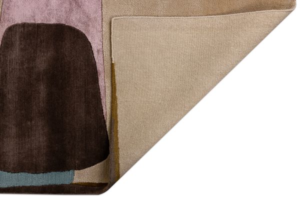 Индийский ковер из шерсти, шёлка и эвкалиптового шёлка «TECTONIC» D1-C5 175 x 248 см Индийский ковер из шерсти, шёлка и эвкалиптового шёлка «TECTONIC» D1-C5 175 x 248 см