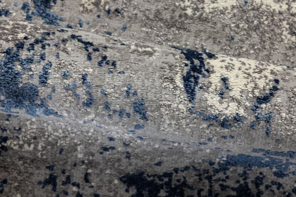 Турецкий ковер из полипропилена и полиэстера «AXEL» 8694-CRE-BLU(Runner) 80 x 300 см