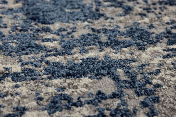 Турецкий ковер из полипропилена и полиэстера «AXEL» 8693-CRE-BLU(Runner) 80 x 300 см