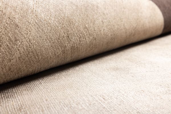 Индийский ковер из арт-шёлка «BLADE BORDER RUG» BGE-BRN 160 x 230 см