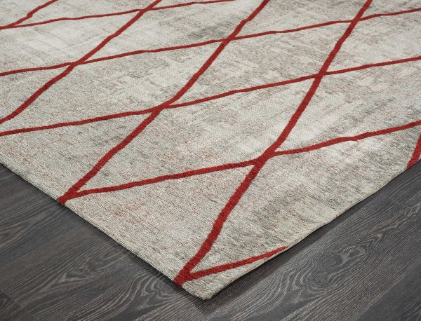 Бельгийский ковер из вискозы, акрила и хлопка «ELEGANT TAPESTRY» CROSS-SIL-RED 70 x 140 см