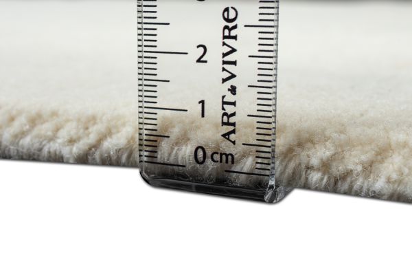 Индийский ковер из шерсти мериноса и хлопка «BLANC DE BLANCS» MERINO-IVORY 236 x 308 см