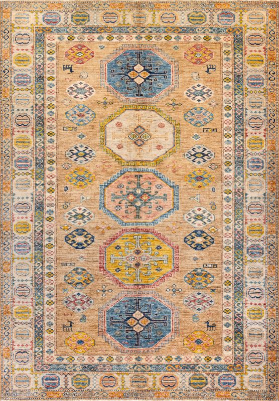 Пакистанский ковер из шерсти «KAZAK ROYAL» BROWN-BROWN(169x240) 169 x 240 см Пакистанский ковер из шерсти «KAZAK ROYAL» BROWN-BROWN(169x240) 169 x 240 см