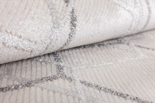 Турецкий ковер из полиэстера и полипропилена «PASTORAL» 26270B-CRE-CRE 80 x 150 см Турецкий ковер из полиэстера и полипропилена «PASTORAL» 26270B-CRE-CRE 80 x 150 см