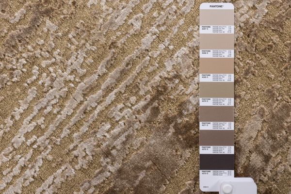 Индийский ковер из шерсти и арт-шёлка «CHAOS THEORY» ESK360-A.WHITE-PEACH 249 x 307 см Индийский ковер из шерсти и арт-шёлка «CHAOS THEORY» ESK360-A.WHITE-PEACH 249 x 307 см