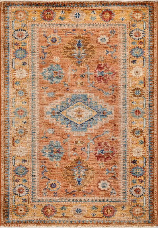 Пакистанский ковер из шерсти «KAZAK ROYAL» GOLD-GOLD(83x118) 83 x 118 см Пакистанский ковер из шерсти «KAZAK ROYAL» GOLD-GOLD(83x118) 83 x 118 см