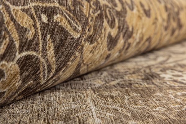 Бельгийский ковер из вискозы, акрила и хлопка «ELEGANT TAPESTRY» DIORA-BRN-7814 155 x 220 см