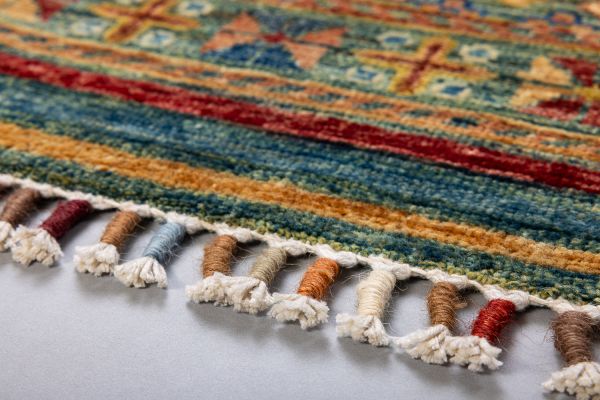Пакистанский ковер из шерсти «SHAWL KANDI» MULTY-MULTY(78x125) 78 x 125 см