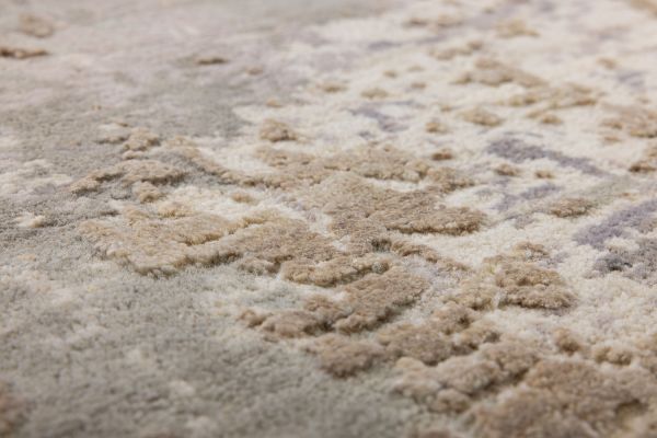 Индийский ковер из шерсти и шёлка «HOLLYWOOD ART» CE9399A-GREY(Round) 241 x 241 см Индийский ковер из шерсти и шёлка «HOLLYWOOD ART» CE9399A-GREY(Round) 241 x 241 см