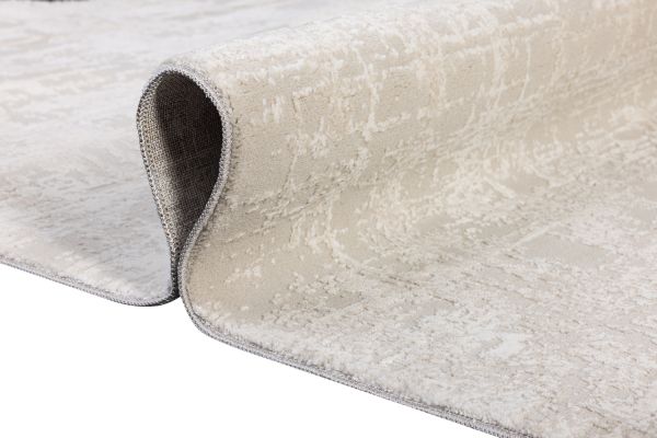 Турецкий ковер из полипропилена и полиэстера «MOON» 6478B-CREAM-L.GREY 80 x 150 см Турецкий ковер из полипропилена и полиэстера «MOON» 6478B-CREAM-L.GREY 80 x 150 см