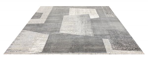 Индийский ковер из шерсти, шёлка и хлопка «HOLLYWOOD ART» CE6105-GREY 248 x 300 см