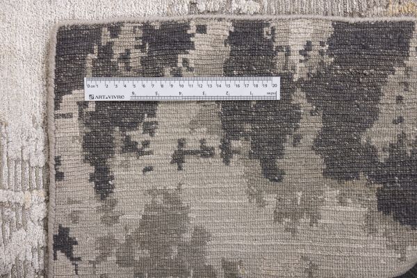 Индийский ковер из арт-шёлка и шерсти «STORM» LPFX15-GOLD 205 x 299 см Индийский ковер из арт-шёлка и шерсти «STORM» LPFX15-GOLD 205 x 299 см