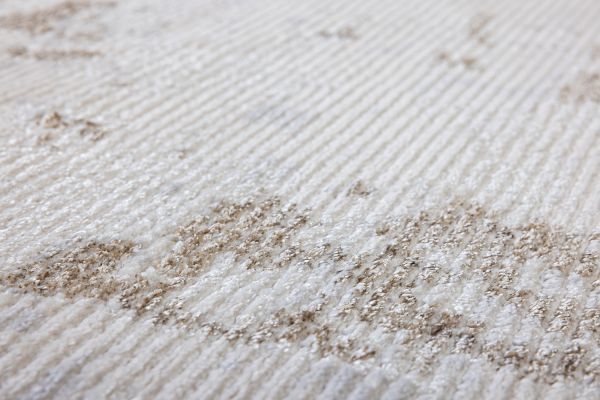 Турецкий ковер из полиэстера и полипропилена «PASTORAL» 32725A-CRE-CRE 80 x 150 см