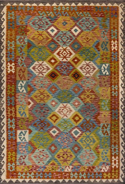 Пакистанский ковер из шерсти «KILIM» 23-777 199 x 292 см