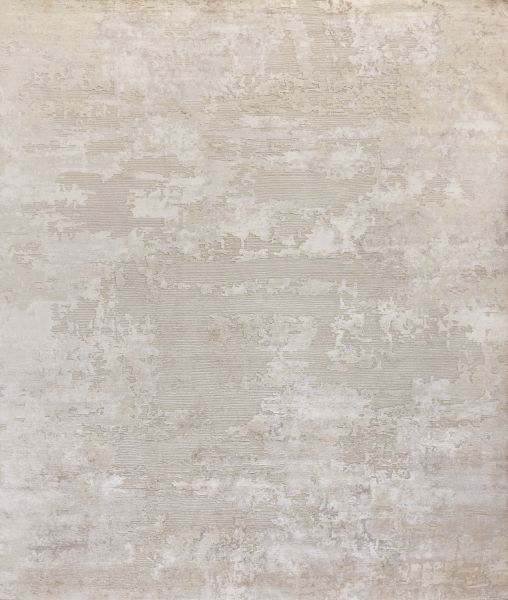 Индийский ковер из арт-шёлка, шерсти и хлопка «STORM» LPF11-WHITE 250 x 300 см