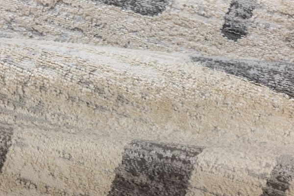 Турецкий ковер из полиэстера и полипропилена «KLASS» 9561A-BN- GRY 80 x 150 см