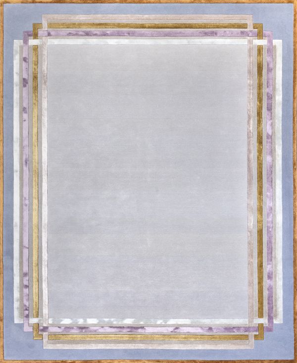 Китайский ковер из шерсти и арт-шёлка «RIVIERA» WINDOW-LIL 280 x 350 см