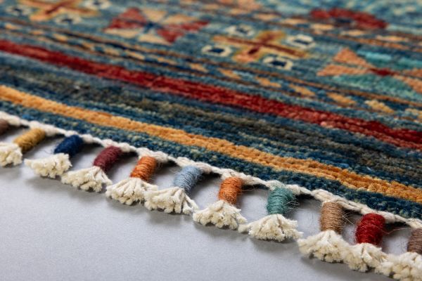 Пакистанский ковер из шерсти «SHAWL KANDI» MULTY-MULTY(79x129) 79 x 129 см