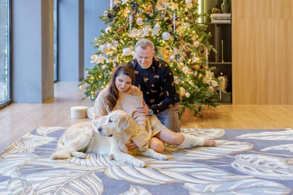 Индийский ковер из шерсти «SANDERSON» Calathea Charcoal 50805 170 x 240 см Индийский ковер из шерсти «SANDERSON» Calathea Charcoal 50805 170 x 240 см