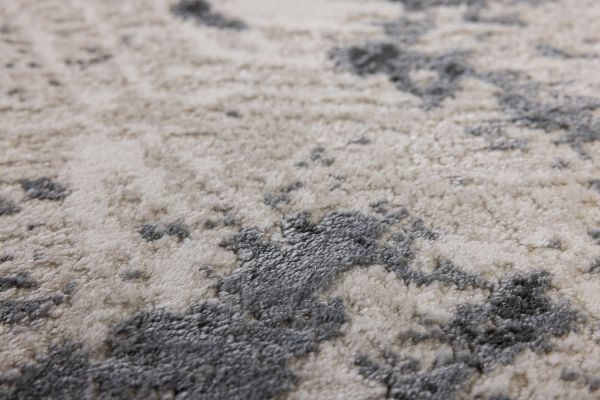 Турецкий ковер из полипропилена и полиэстера «MOON» 2572A-CREAM-D.GREY 80 x 150 см Турецкий ковер из полипропилена и полиэстера «MOON» 2572A-CREAM-D.GREY 80 x 150 см