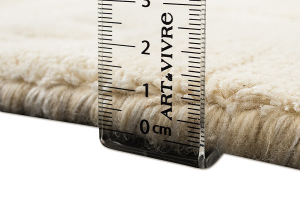 Индийский ковер из шерсти и арт-шёлка «KASHMIR» 2023198-IVORY 170 x 235 см