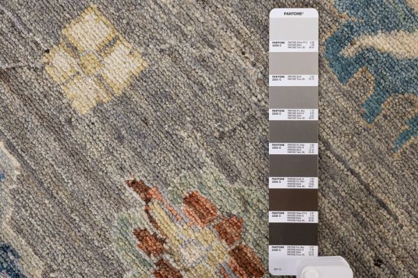 Индийский ковер из шерсти «OUSHAK GOLD» MAJ105-GREY-IVORY 370 x 452 см Индийский ковер из шерсти «OUSHAK GOLD» MAJ105-GREY-IVORY 370 x 452 см