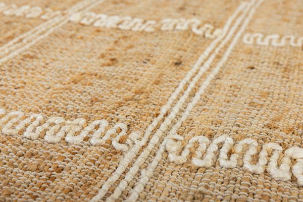 Индийский ковер из джута «JUTE» ZA424-WHITE-NATURAL 135 x 200 см Индийский ковер из джута «JUTE» ZA424-WHITE-NATURAL 135 x 200 см