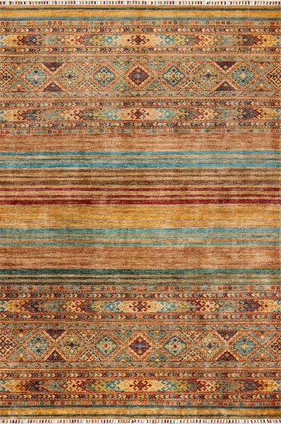 Пакистанский ковер из шерсти «SHAWL KANDI» MULTY-MULTY(168x242) 168 x 242 см