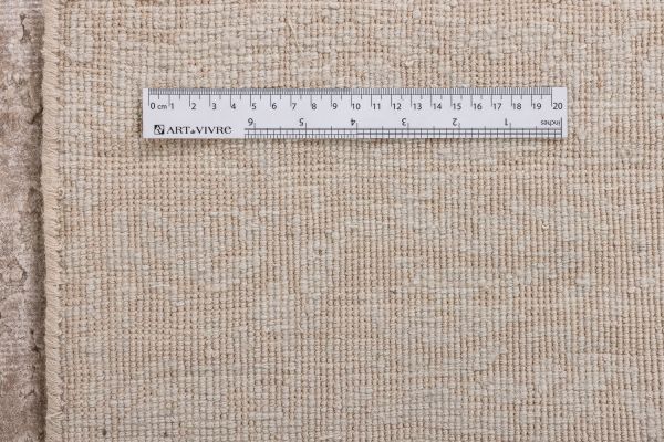 Индийский ковер из шерсти и арт-шёлка «CHAOS THEORY» ESK641-A.WHITE-M.TAN 246 x 305 см Индийский ковер из шерсти и арт-шёлка «CHAOS THEORY» ESK641-A.WHITE-M.TAN 246 x 305 см