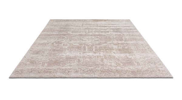 Индийский ковер из шерсти и арт-шёлка «CHAOS THEORY» ESK641-A.WHITE-M.TAN 246 x 305 см Индийский ковер из шерсти и арт-шёлка «CHAOS THEORY» ESK641-A.WHITE-M.TAN 246 x 305 см