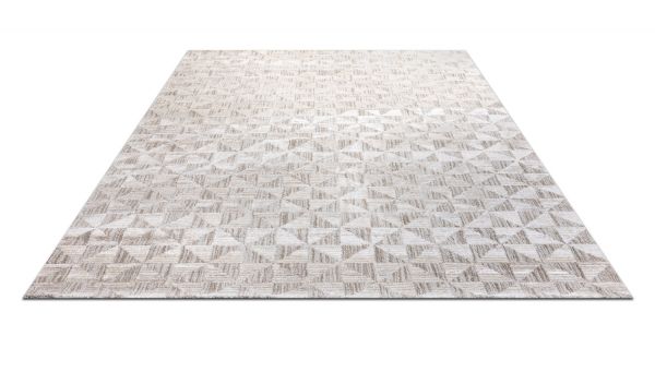 Турецкий ковер из полипропилена и полиэстера «DIOR» 06115B-CRE-BGE 80 x 150 см