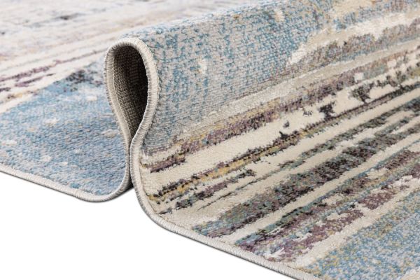 Турецкий ковер из полиэстера и полипропилена «KLASS» 9570A-LPRL - BLU 80 x 150 см