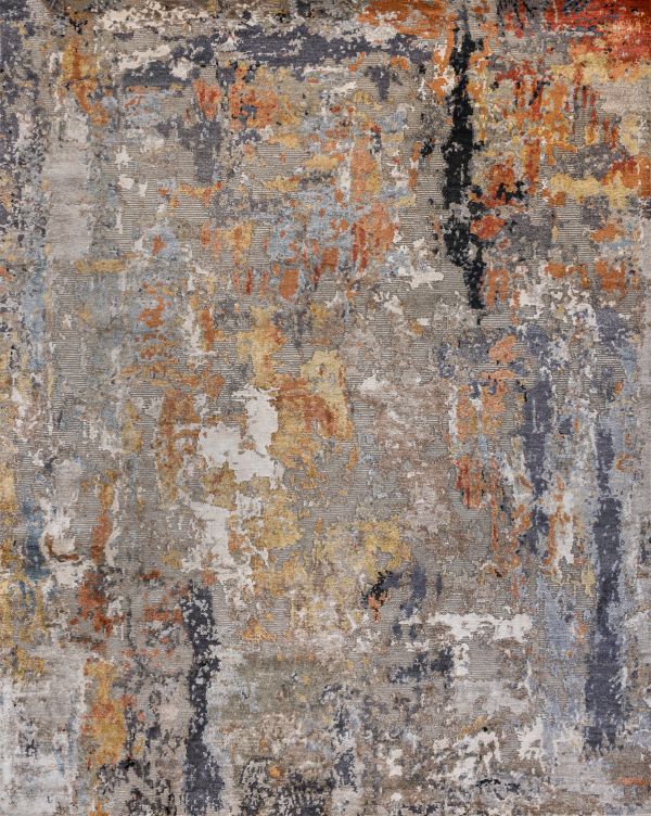 Индийский ковер из арт-шёлка и шерсти «STORM» LPF1364-MULTI 173 x 241 см Индийский ковер из арт-шёлка и шерсти «STORM» LPF1364-MULTI 173 x 241 см