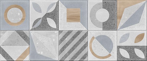 Керамическая плитка Supreme multi wall 03 250*600 (0,15*8=1,2*48) 1 сорт Gracia Ceramica  для ванной комнаты