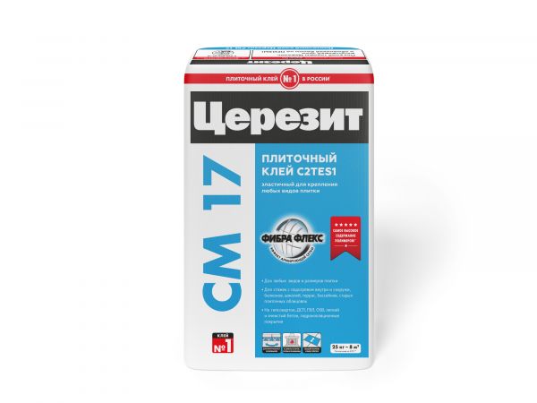 Клей СМ17 для керамической плитки 25кг HEN