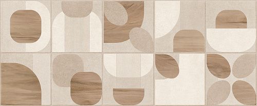 Керамическая плитка Pinto beige wall 02 250х600 (0,15*8 =1,2*48) (1-й сорт) Gracia Ceramica   для ванной комнаты