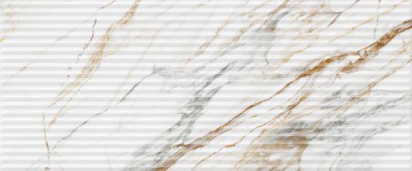 Керамическая плитка Ideal white wall 02 250х600 (0,15*8=1,2*48) (1-й сорт) Gracia Ceramica   для ванной комнаты