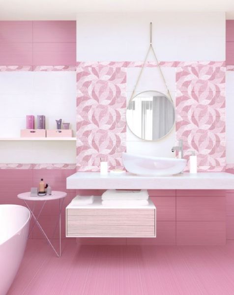 Соната бордюр 500*60 розовый (1*24) VINCHI