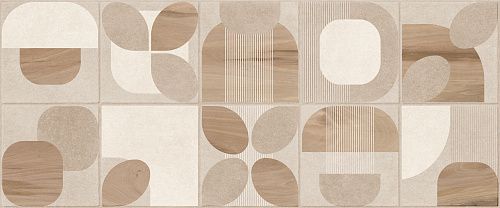 Керамическая плитка Pinto beige wall 02 250х600 (0,15*8 =1,2*48) (1-й сорт) Gracia Ceramica   для ванной комнаты