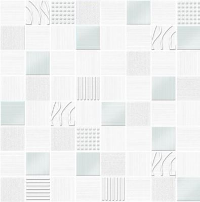 Мозаика Джулия мозаика 200*200 белая (1*5) VINCHI 2020-02