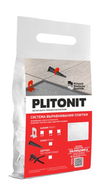 PLITONIT зажим  SVP-PROFI, 1,4мм., 100шт в пакете