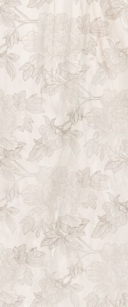 Керамическая плитка Lira beige decor 01 250*600 (1*6) 1 сорт Gracia Ceramica  для ванной комнаты