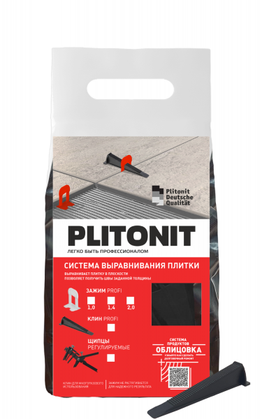 PLITONIT клин SVP-PROFI, 100шт в пакете
